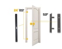 Door Armor PRO SafeRoom (Interior Door) Security Kit