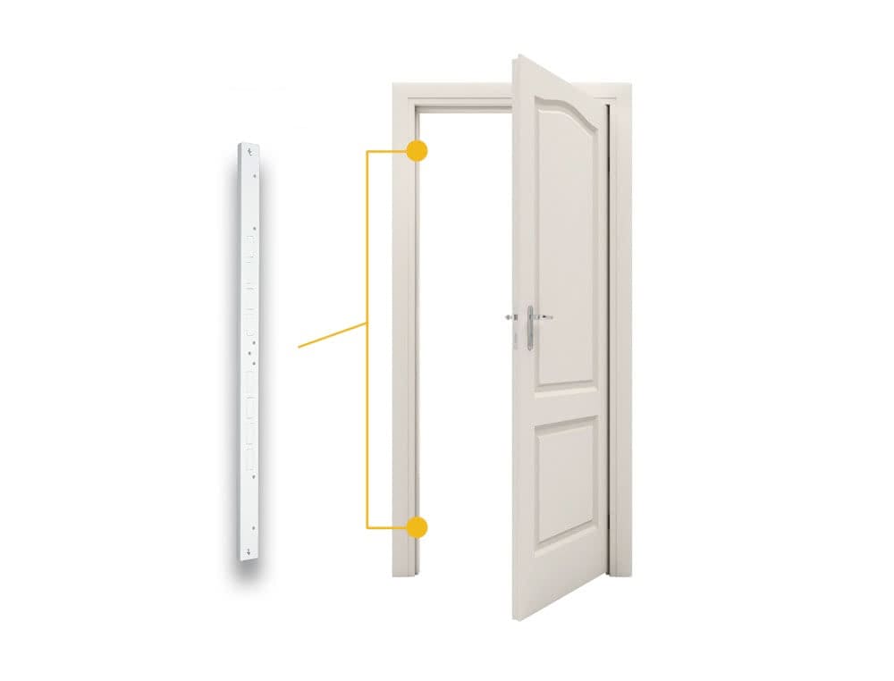 [JSH-SFR-20000] Door Armor SafeRoom Jamb Shield (Interior) (White)