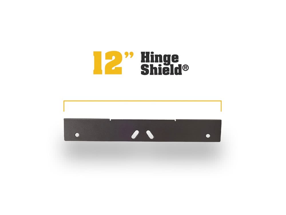 [HSH-EZA-12000] Door Armor Hinge Shield (Aged Bronze)