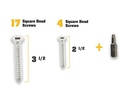 Door Armor Replacement Screw Pack